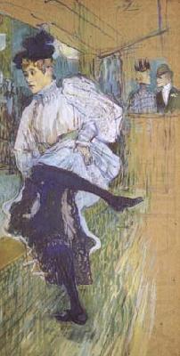 Jane Avril Dancing (mk06), Henri  Toulouse-Lautrec